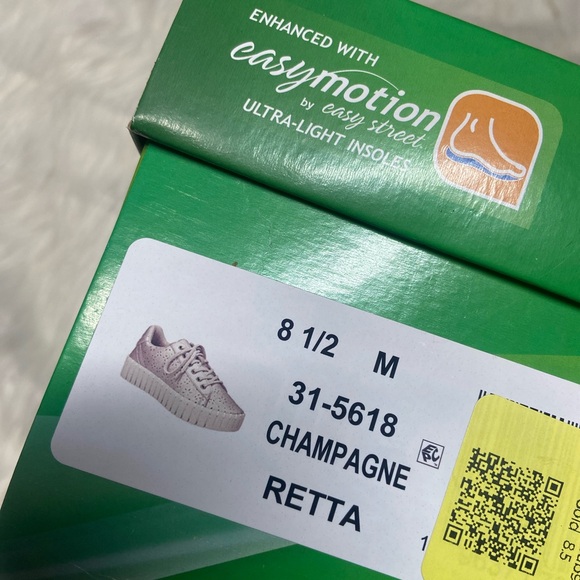 Easy Street Women's Tan Sneakers - Picture 3 of 8